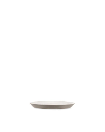 Alessi Set 4 Piatti Tonale porcellana grigio chiaro design David Chipperfield