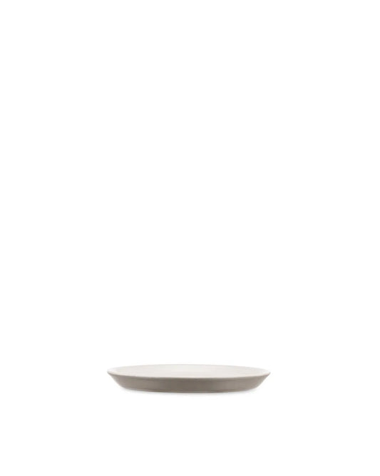 Alessi Set 4 Piatti Tonale porcellana grigio chiaro design David Chipperfield