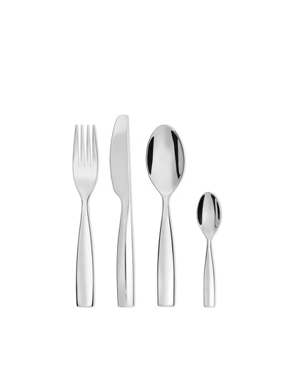 Alessi Set 16 posate Dressed melammina nera design Marcel Wanders