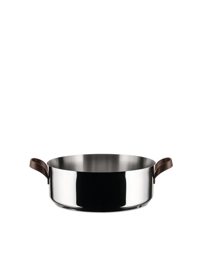 Alessi casseruola Edo in acciaio inox 18/10 marrone, design Patricia Urquiola