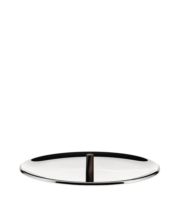 Alessi - Couvercle « Edo » en acier inoxydable marron — Alessi