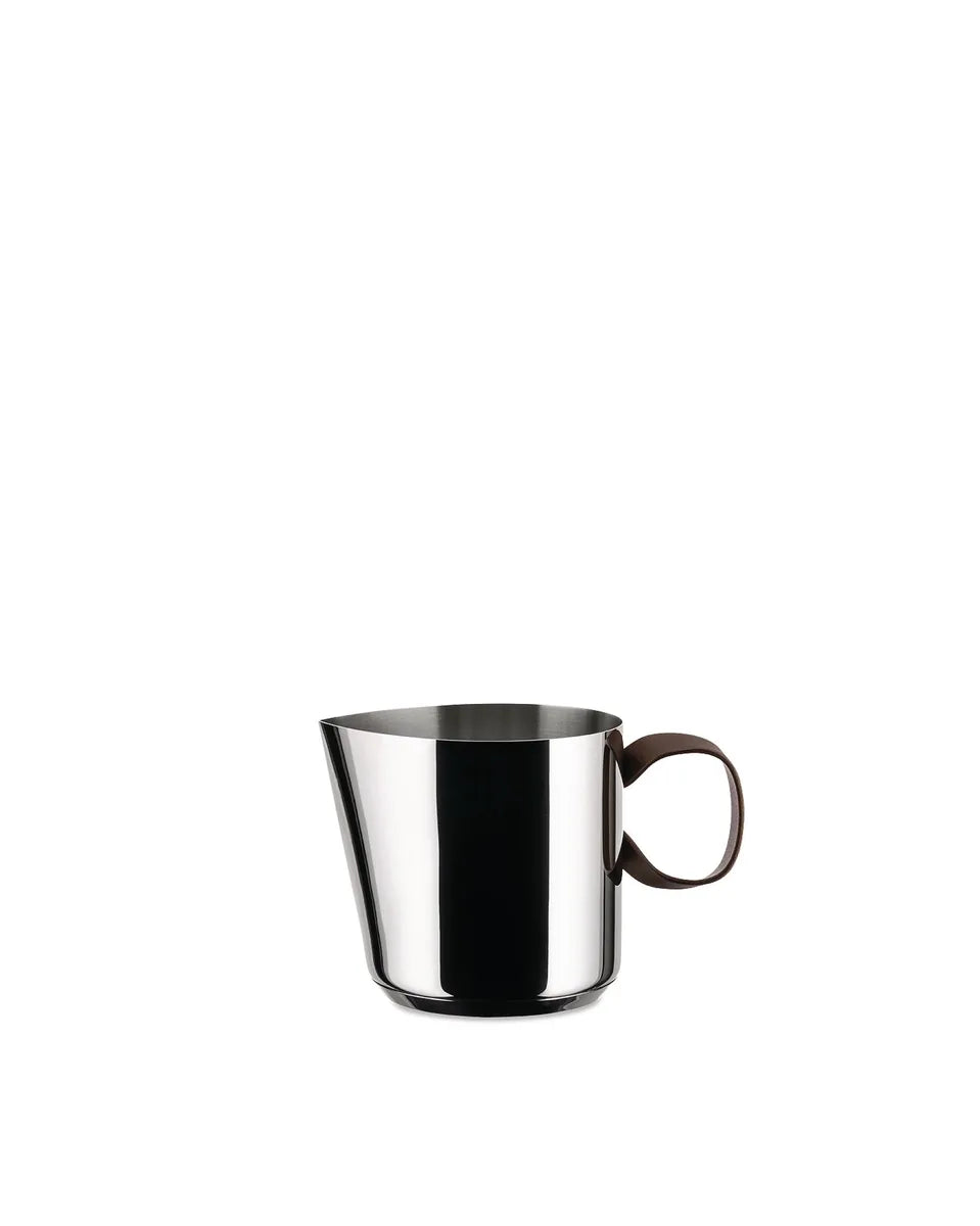 Alessi bollilatte Edo acciaio inox marrone design Patricia Urquiola