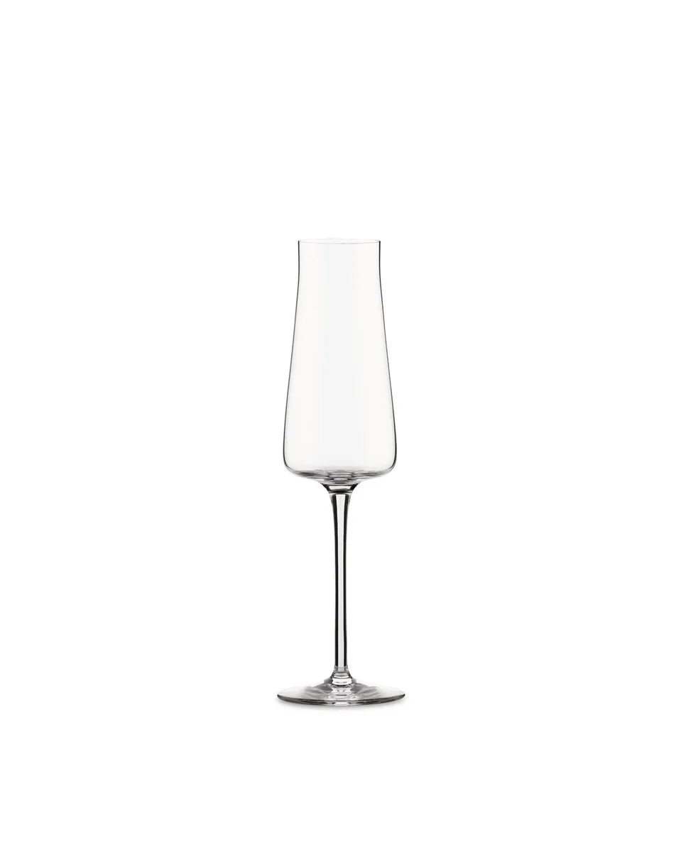 Alessi bicchiere Eugenia champagne cristallo trasparente 26cl design Naoto Fukasawa