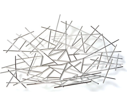 Alessi Centrotavola Blow Up Fratelli Campana acciaio inossidabile lucido 67,5x64,5 cm