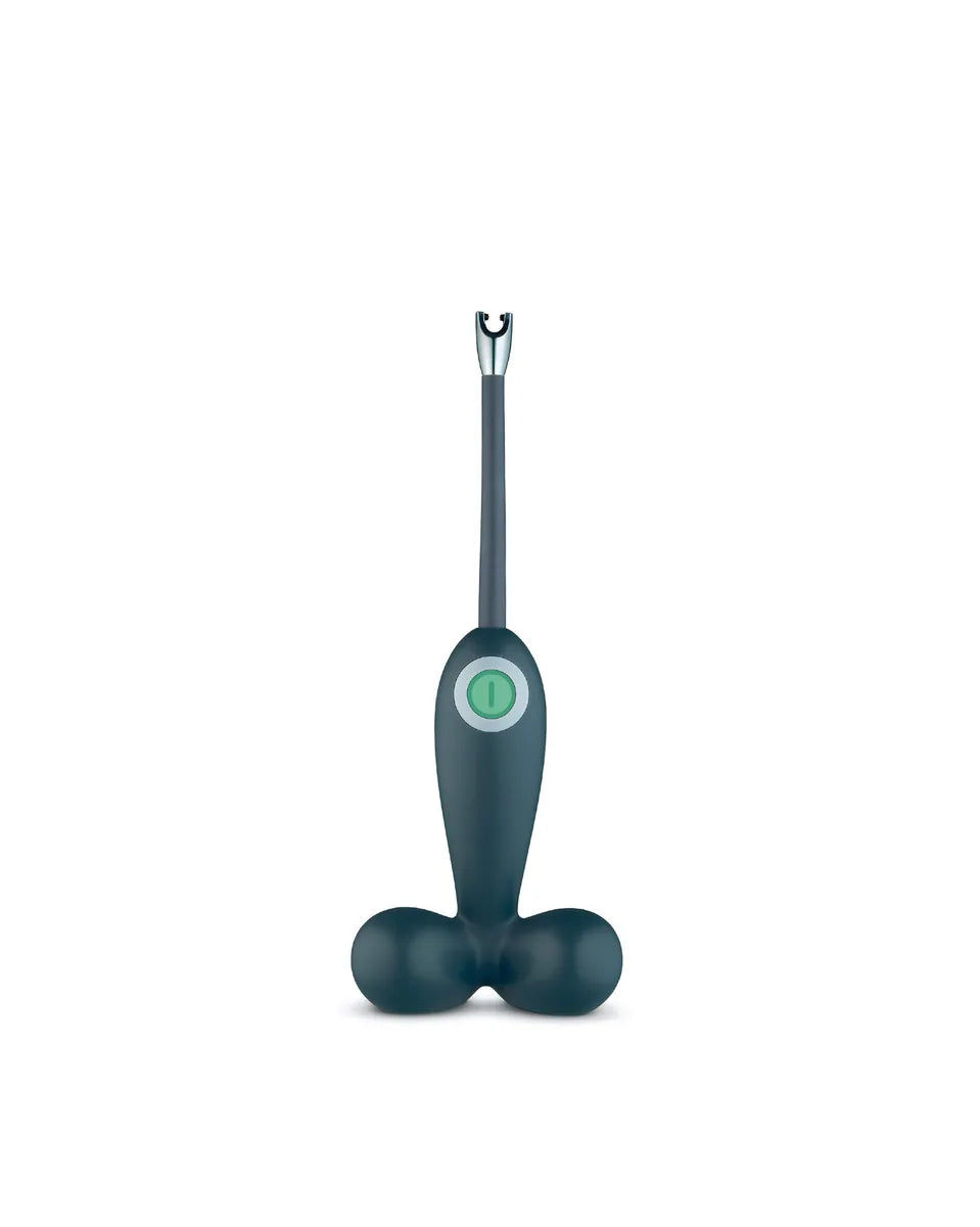 Alessi Accendino Firebird nero, resina termoplastica, design Guido Venturini