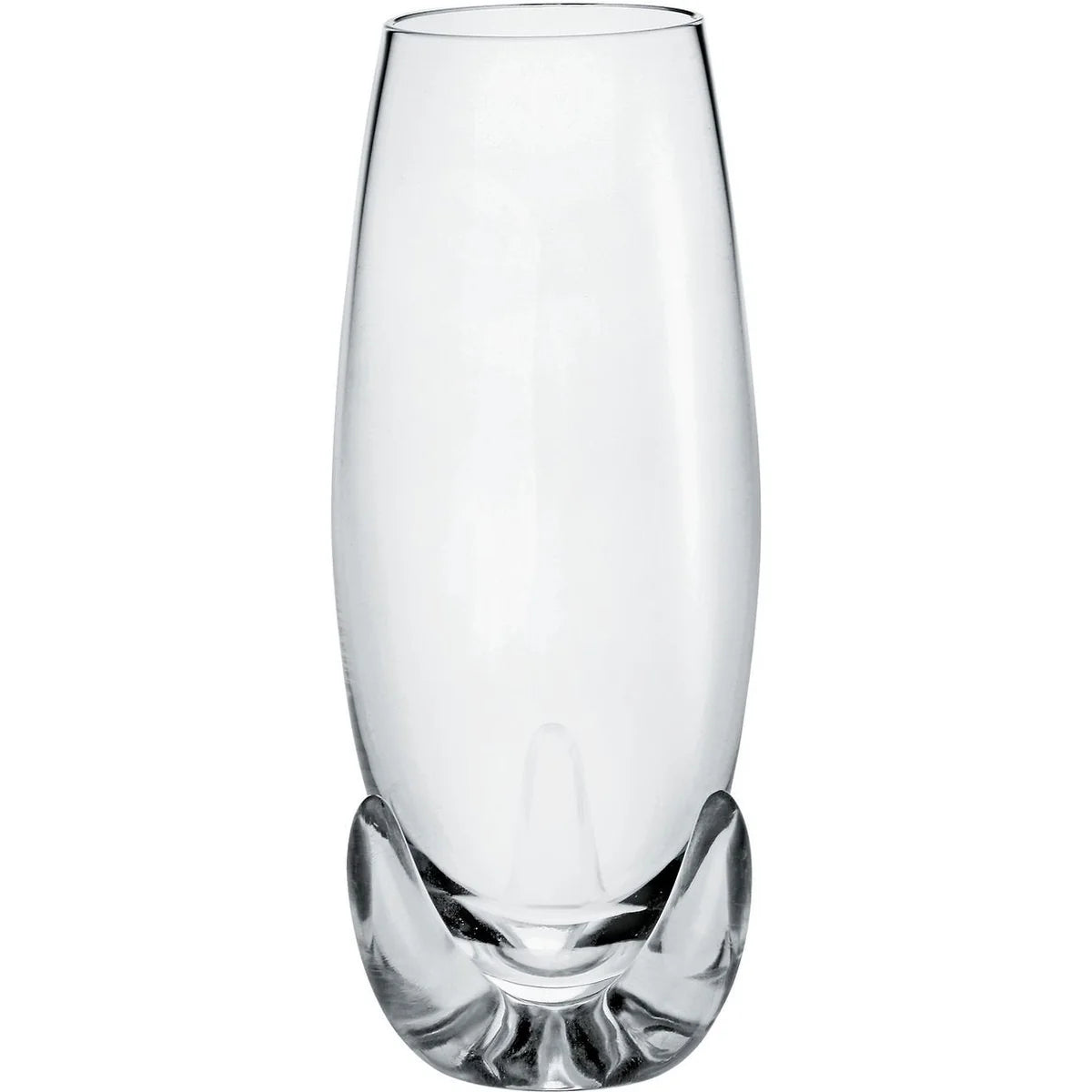 Alessi set 2 bicchieri champagne Bettina cristallo base resina termoplastica design