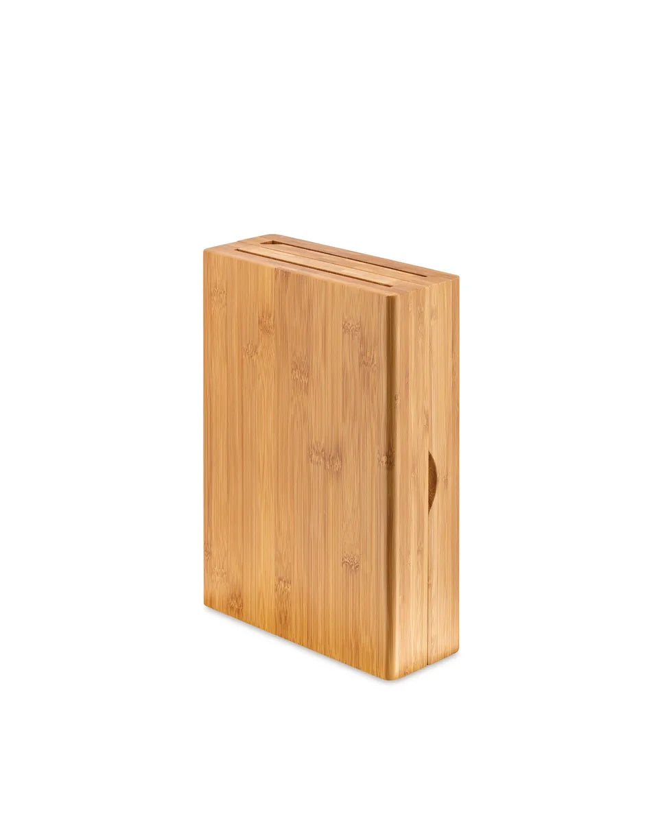 Alessi K-Block portacoltelli legno bambù marrone design italiano - Stilmobili