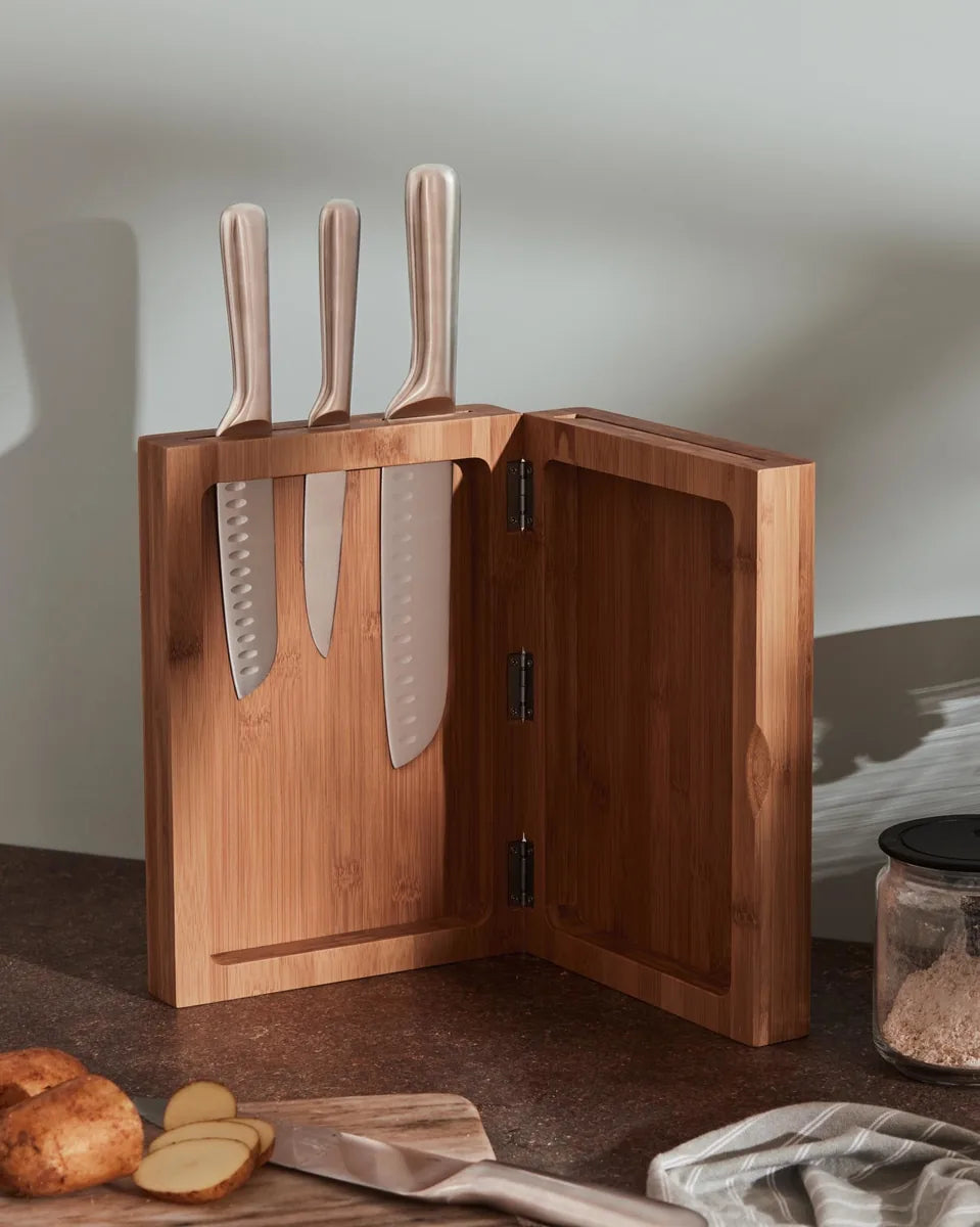 Alessi — K-Block | Portacoltelli Bambù