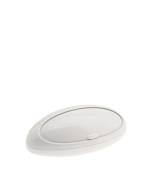 Alessi Cassetta per Pane Gnam in resina termoplastica bianco, nero e arancione - design Stefano Giovannoni