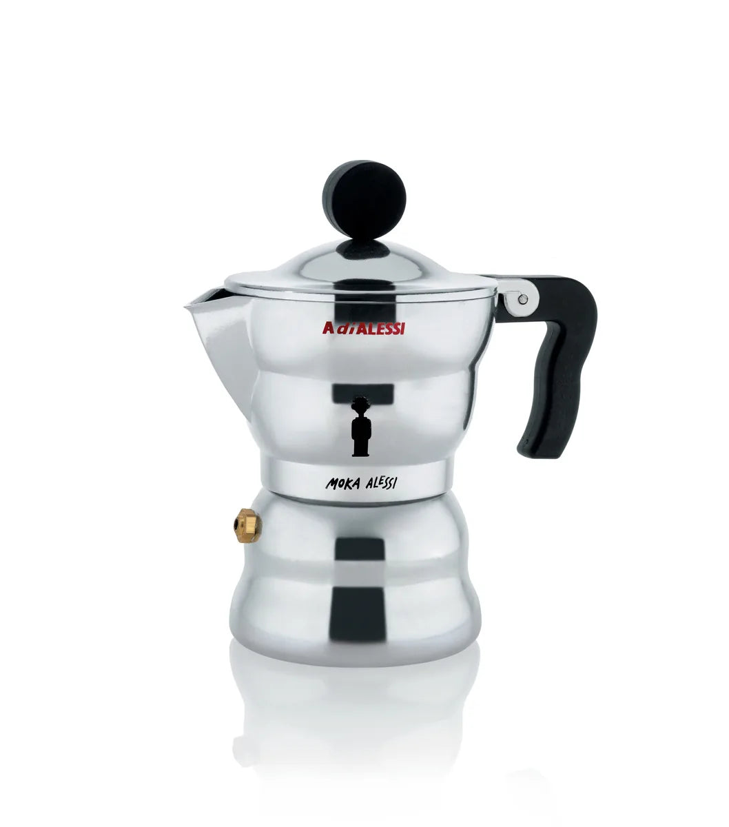 Alessi imbuto Mokka macchinetta espresso alluminio pressofuso