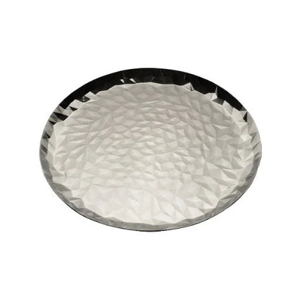 Alessi vassoio rotondo Joy acciaio colorato 40cm design Claudia Raimondo