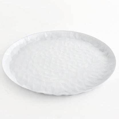 Alessi vassoio rotondo Joy acciaio colorato 40cm design Claudia Raimondo