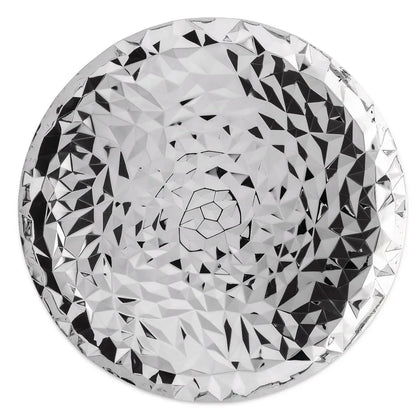 Alessi vassoio rotondo Joy acciaio colorato 40cm design Claudia Raimondo