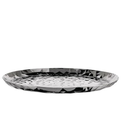 Alessi vassoio rotondo Joy acciaio colorato 40cm design Claudia Raimondo