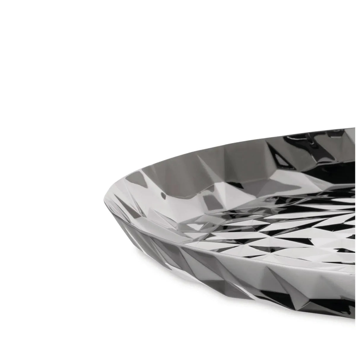 Alessi vassoio rotondo Joy acciaio colorato 40cm design Claudia Raimondo