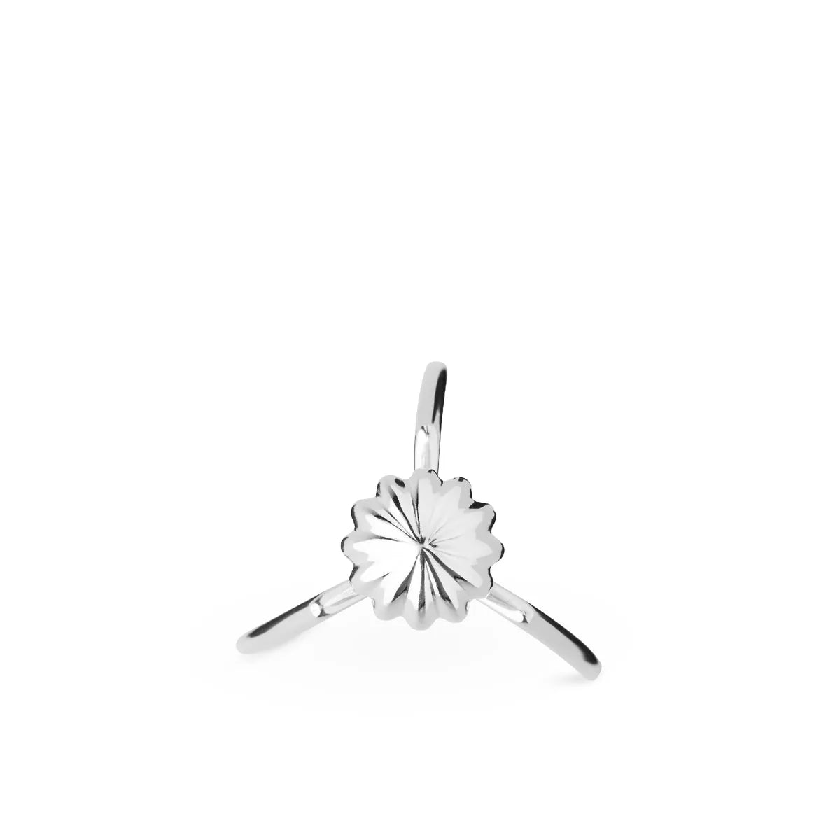 Alessi Spremiagrumi Juicy Salif alluminio Philippe Starck argento e bianco