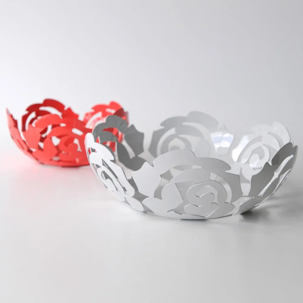 Alessi Fruttiera La Rosa acciaio inox 18/10 lucidato a specchio