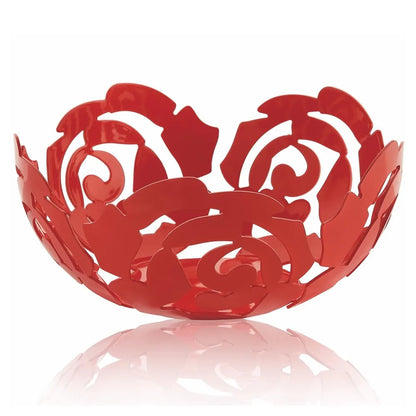 Alessi Fruttiera La Rosa acciaio inox 18/10 lucidato a specchio