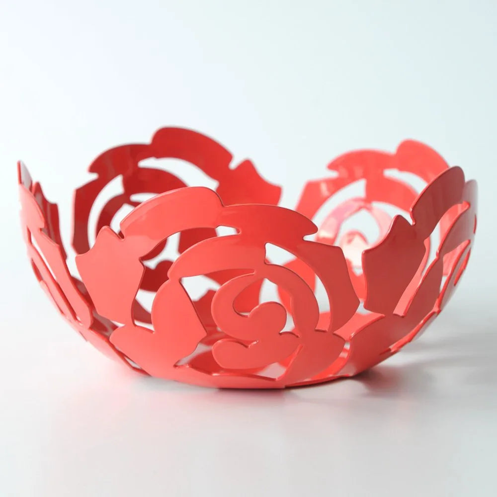 Alessi Fruttiera La Rosa acciaio inox 18/10 lucidato a specchio