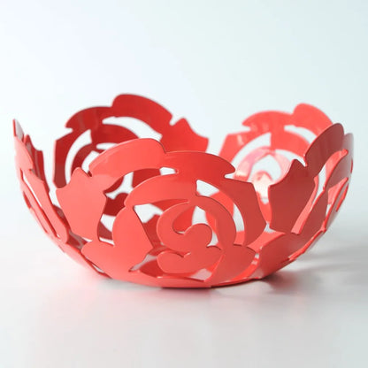 Alessi Fruttiera La Rosa acciaio inox 18/10 lucidato a specchio