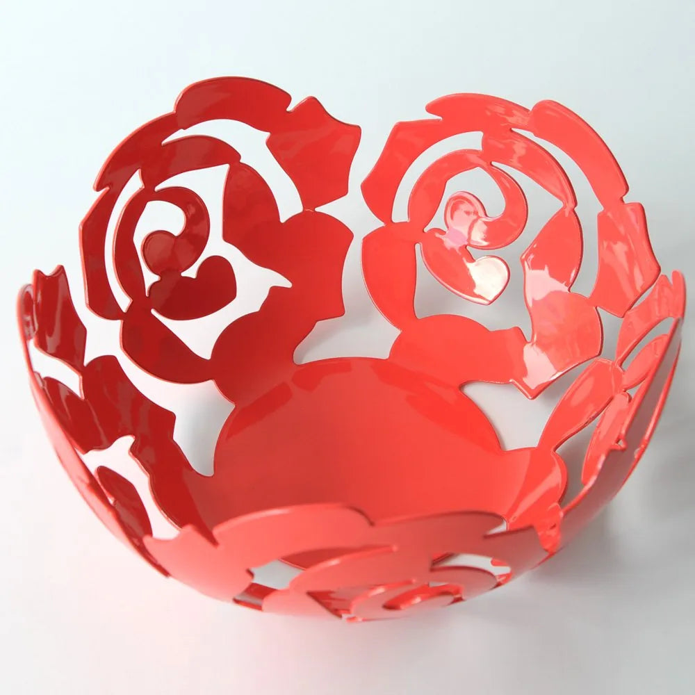 Alessi Fruttiera La Rosa acciaio inox 18/10 lucidato a specchio