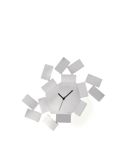 Alessi La Stanza dello Scirocco centrotavola in acciaio colorato con tessere saldate, disponibile in bianco, nero e acciaio