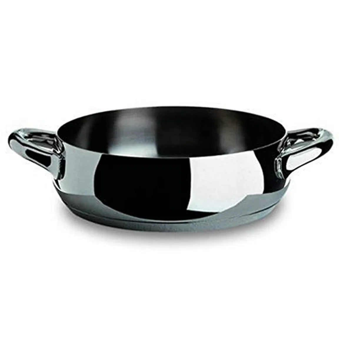 Alessi Casseruola Mami bassa due manici acciaio inossidabile lucido - Stilmobili