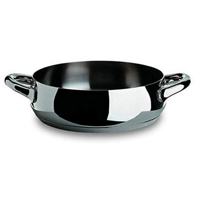 Alessi Casseruola Mami bassa due manici acciaio inossidabile lucido - Stilmobili