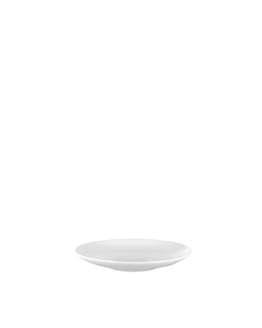 Alessi Mami sottotazza caffè porcellana bianca design Giovannoni