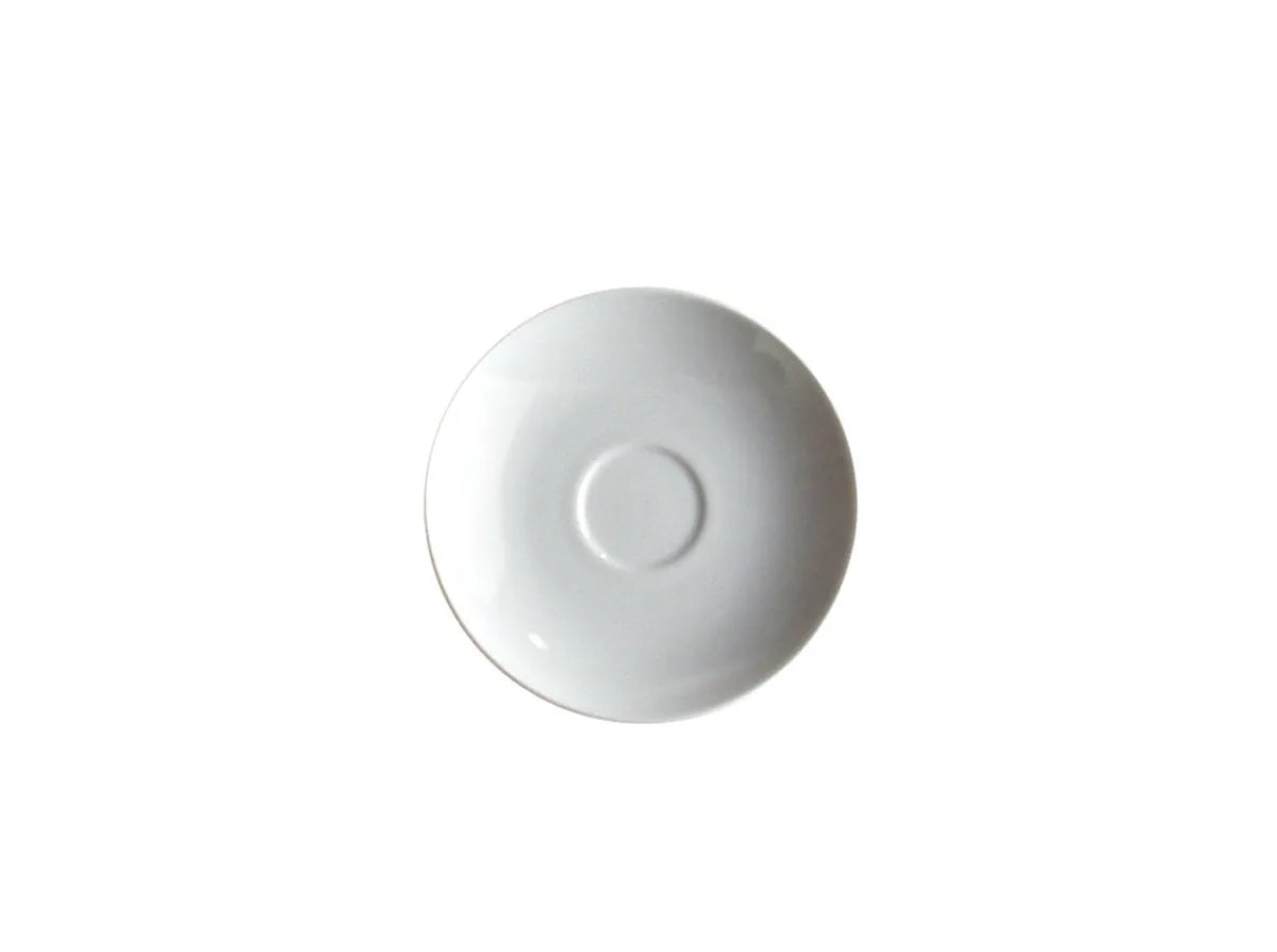 Alessi Mami sottotazza da tè in porcellana bianca design Stefano Giovannoni
