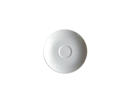 Alessi Mami sottotazza da tè in porcellana bianca design Stefano Giovannoni