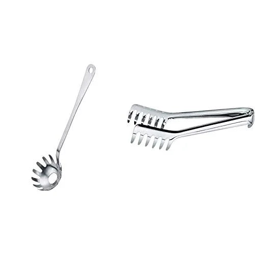 Alessi mestolo spaghetti acciaio satinato design Jasper Morrison JM19