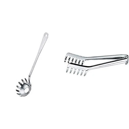 Alessi mestolo spaghetti acciaio satinato design Jasper Morrison JM19