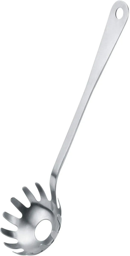 Alessi mestolo spaghetti acciaio satinato design Jasper Morrison JM19