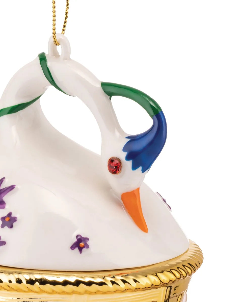 Alessi — Cigno di Primavera | Set Decorazioni Porcellana