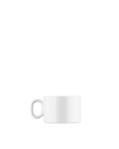 Alessi tazza porcellana bianca ALMW01/78 con decorazione rilievo