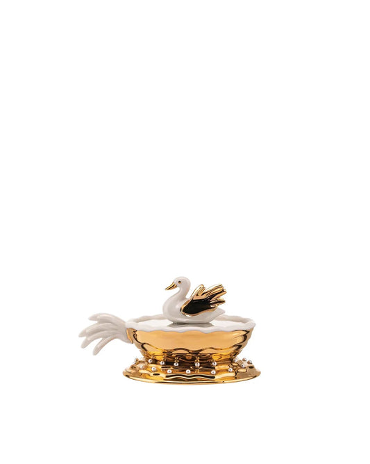 Alessi Narciso decorazione in porcellana multicolore dipinta a mano MJ16 13