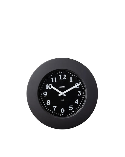 Alessi Orologio Da Parete Momento design Aldo Rossi metallo bianco