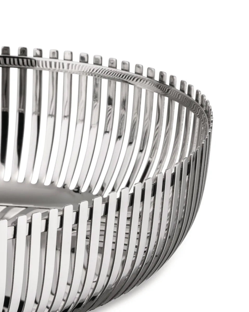 Alessi - Coupe à fruits ovale en acier inoxydable 26 cm