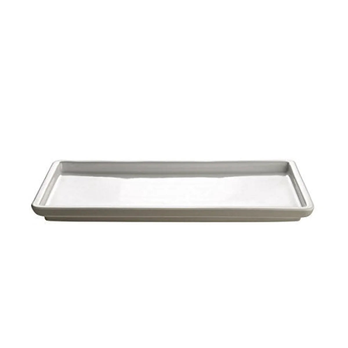 Alessi piatto da portata acciaio inossidabile design Jasper Morrison 30x24 cm