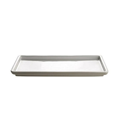 Alessi piatto da portata acciaio inossidabile design Jasper Morrison 30x24 cm