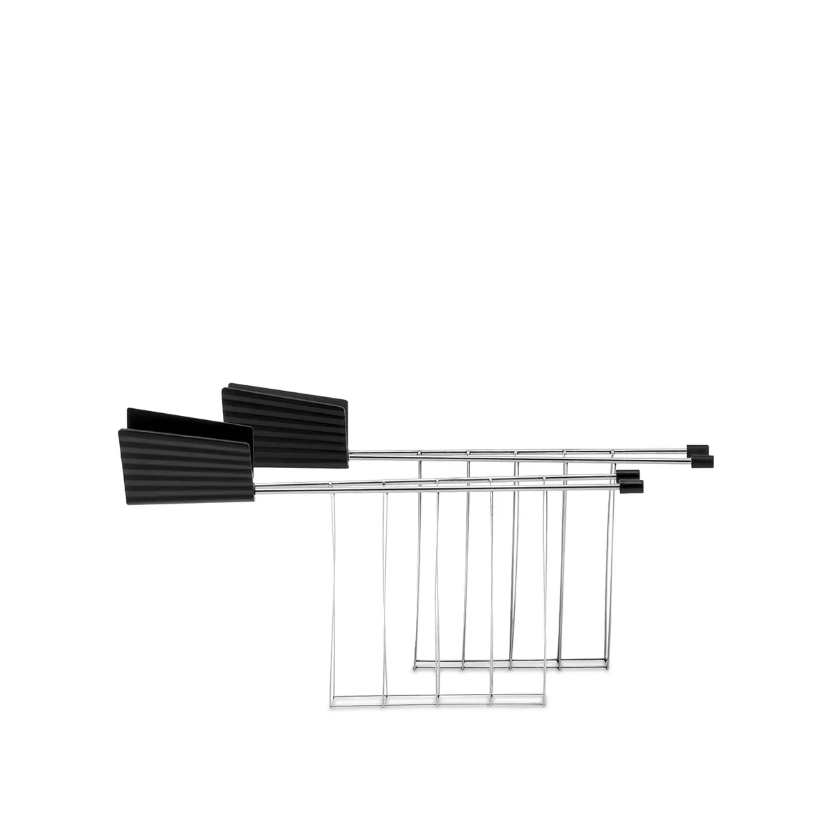 Alessi pinze per tostapane Plissé resina e acciaio, design Michele De Lucchi
