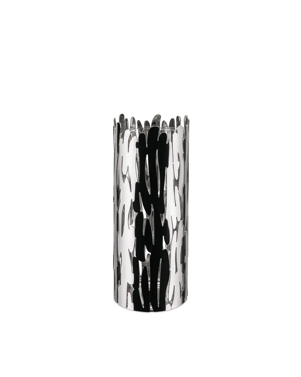 Alessi Portacandele Barknest acciaio inox con lumino incluso
