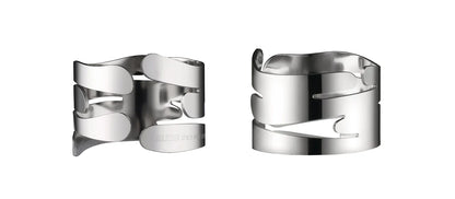 Alessi portatovaglioli acciaio inox Set 2 BM17S2 collezione Bark