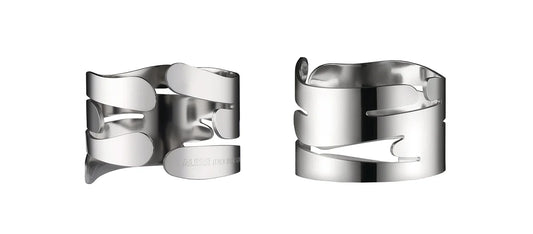 Alessi portatovaglioli acciaio inox Set 2 BM17S2 collezione Bark