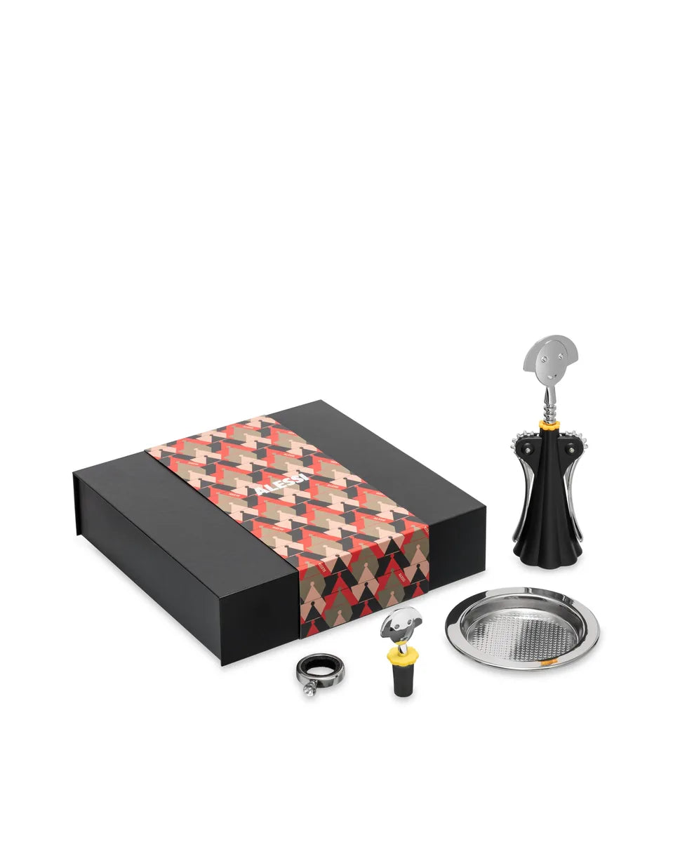 Alessi Set Regalo Vino Anna in cristallo - Design italiano esclusivo