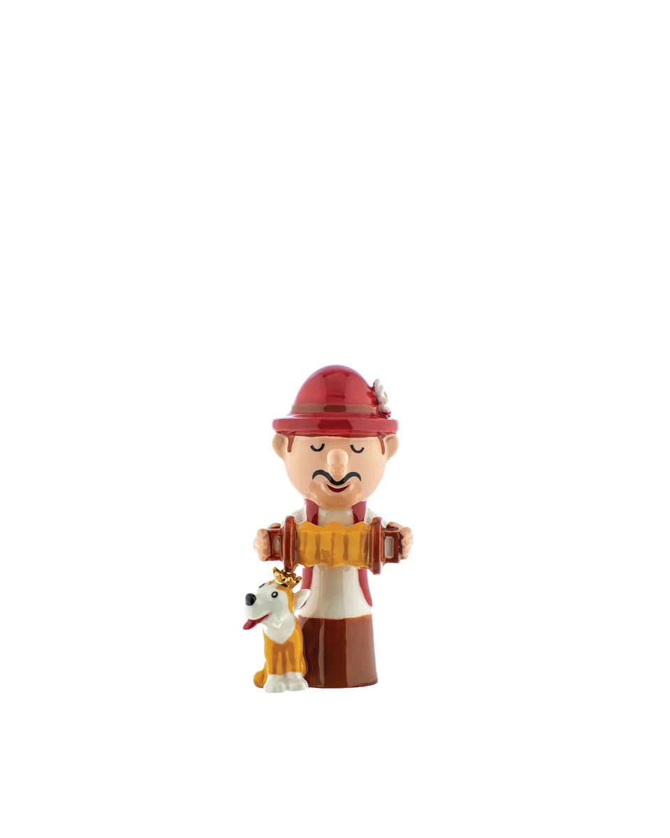 Alessi Statuina Presepe Elisabetto porcellana multicolore - decorazione natalizia