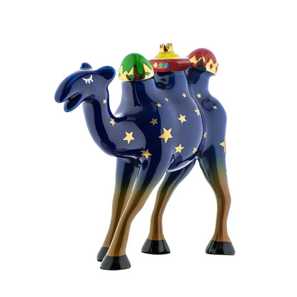 Alessi statuina presepe Trin porcellana multicolore - design natalizio