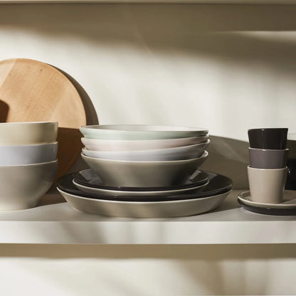 Alessi Set Piatti Fondi Tonale porcellana bianca White Earth - Design Chipperfield