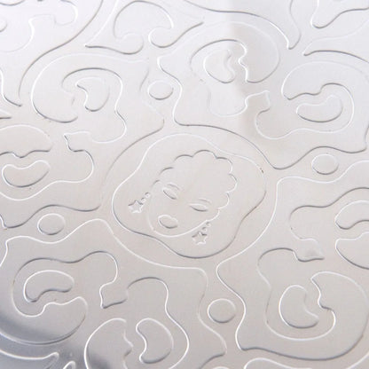 Alessi vassoio rotondo decorato acciaio inox 35 cm Marcel Wanders design